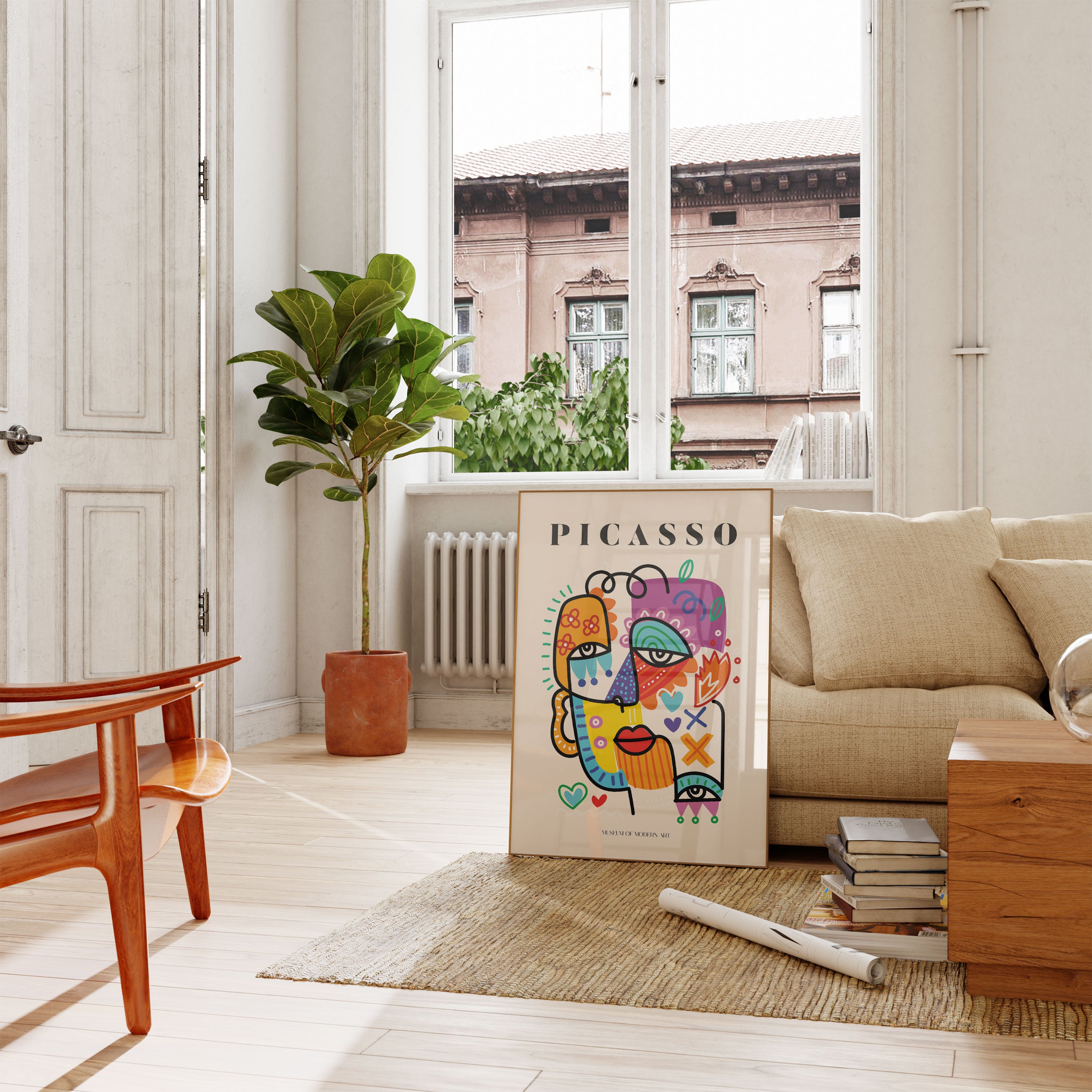 Picasso Modern Illustration Print No1