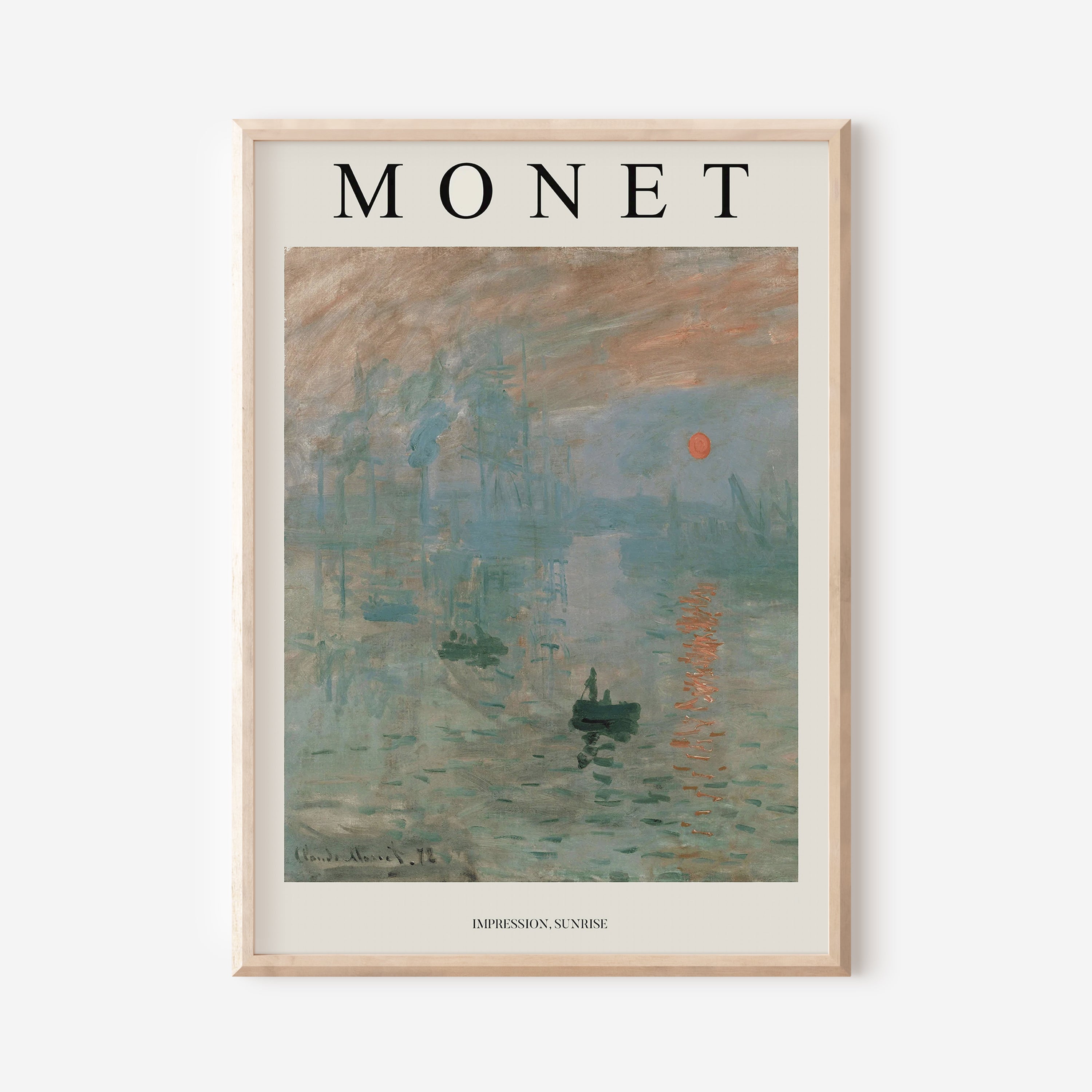 Claude Monet - Impression, Sunrise