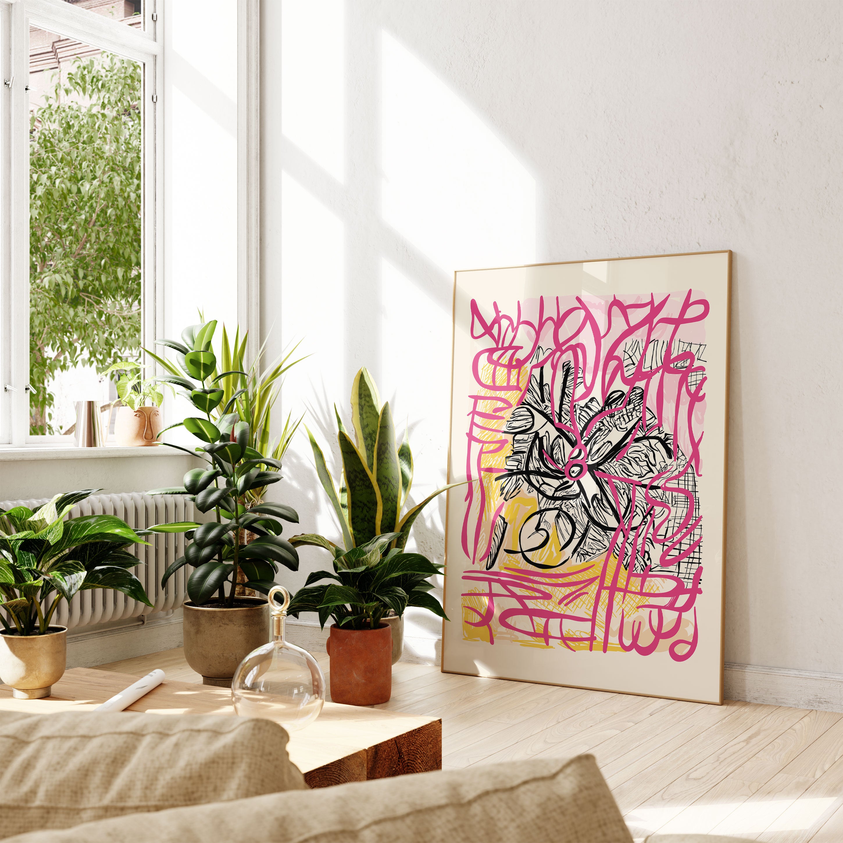 Modern Art Illustration Print No4