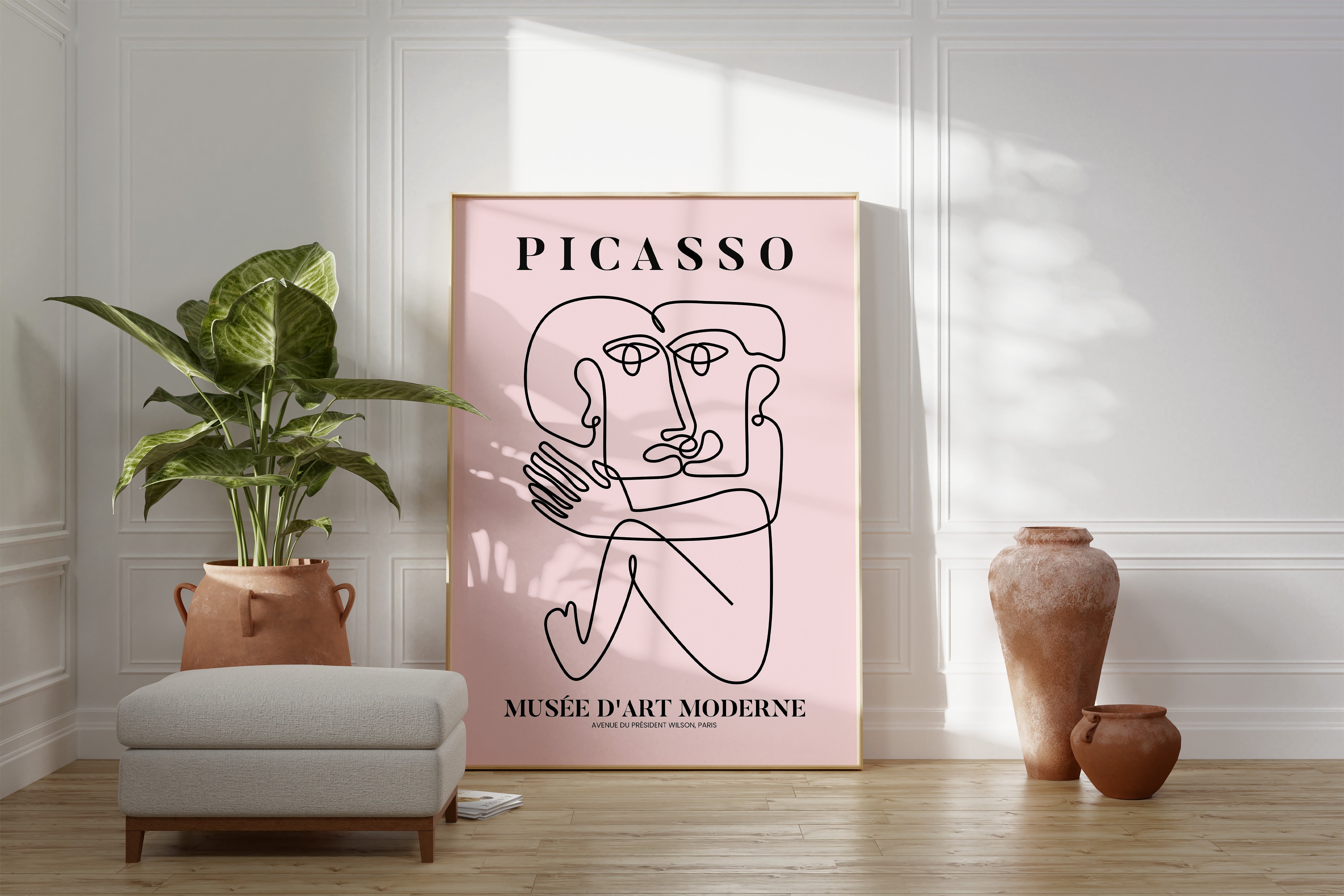 Picasso - The Pink Kiss Modern