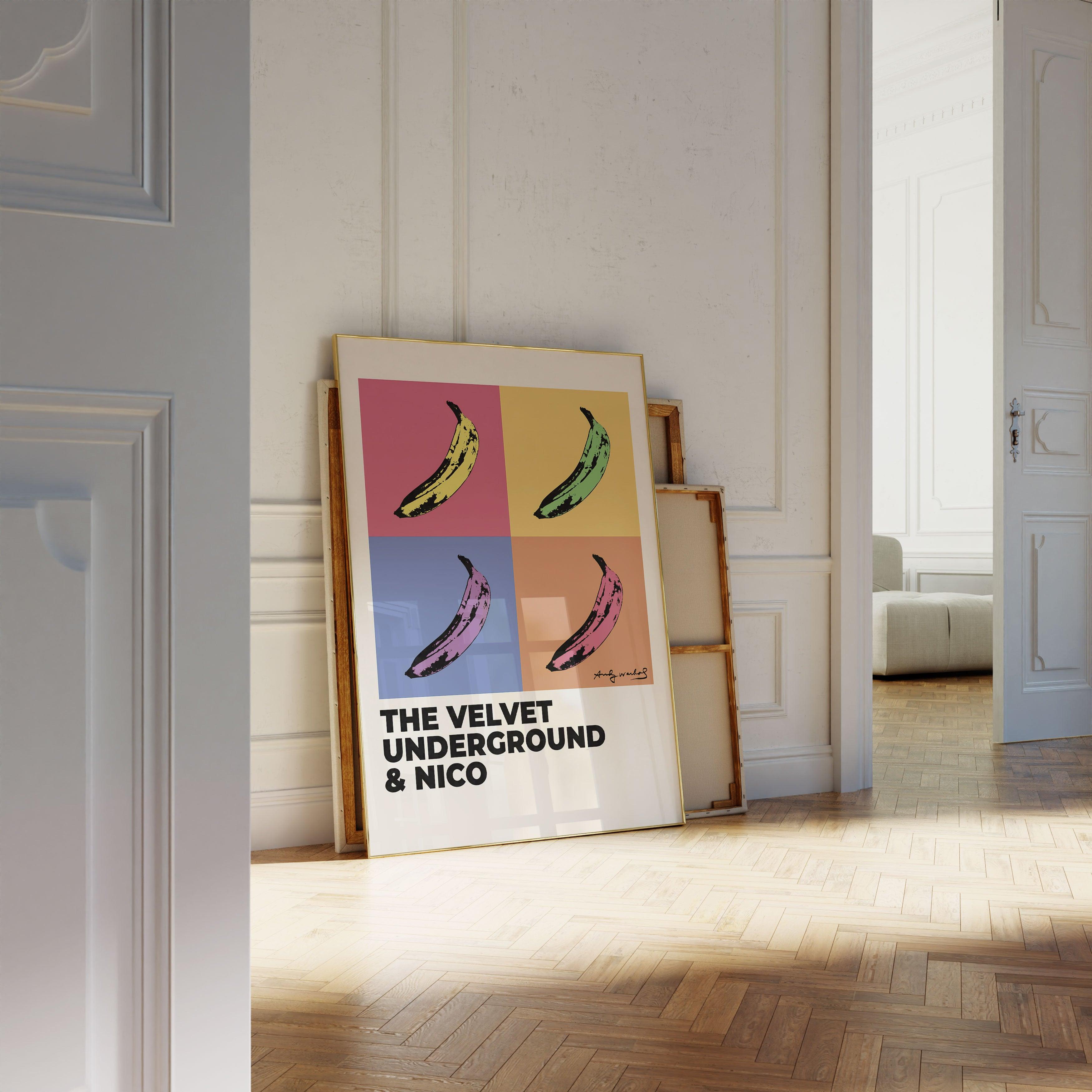 Andy Warhol - The Velvet Underground & Nico 2 - stravee - Wall Art Print