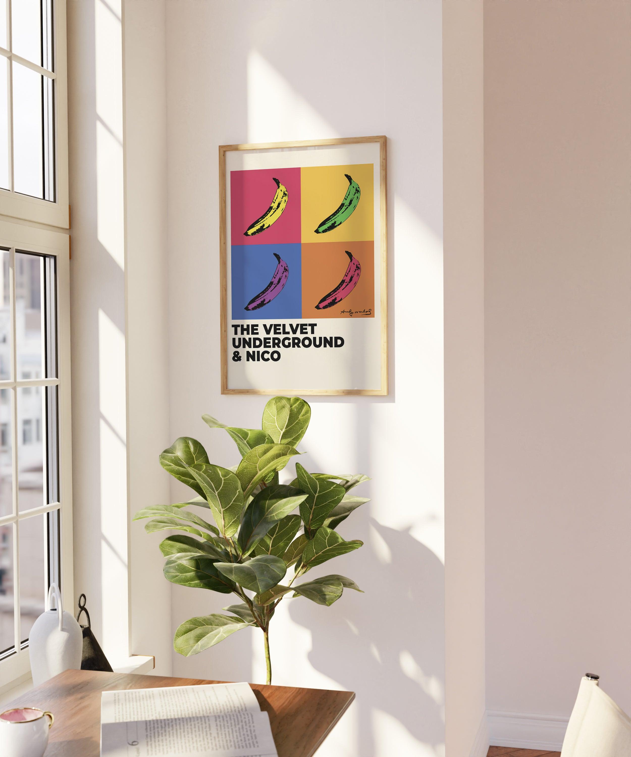 Andy Warhol - The Velvet Underground & Nico 2 - stravee - Wall Art Print