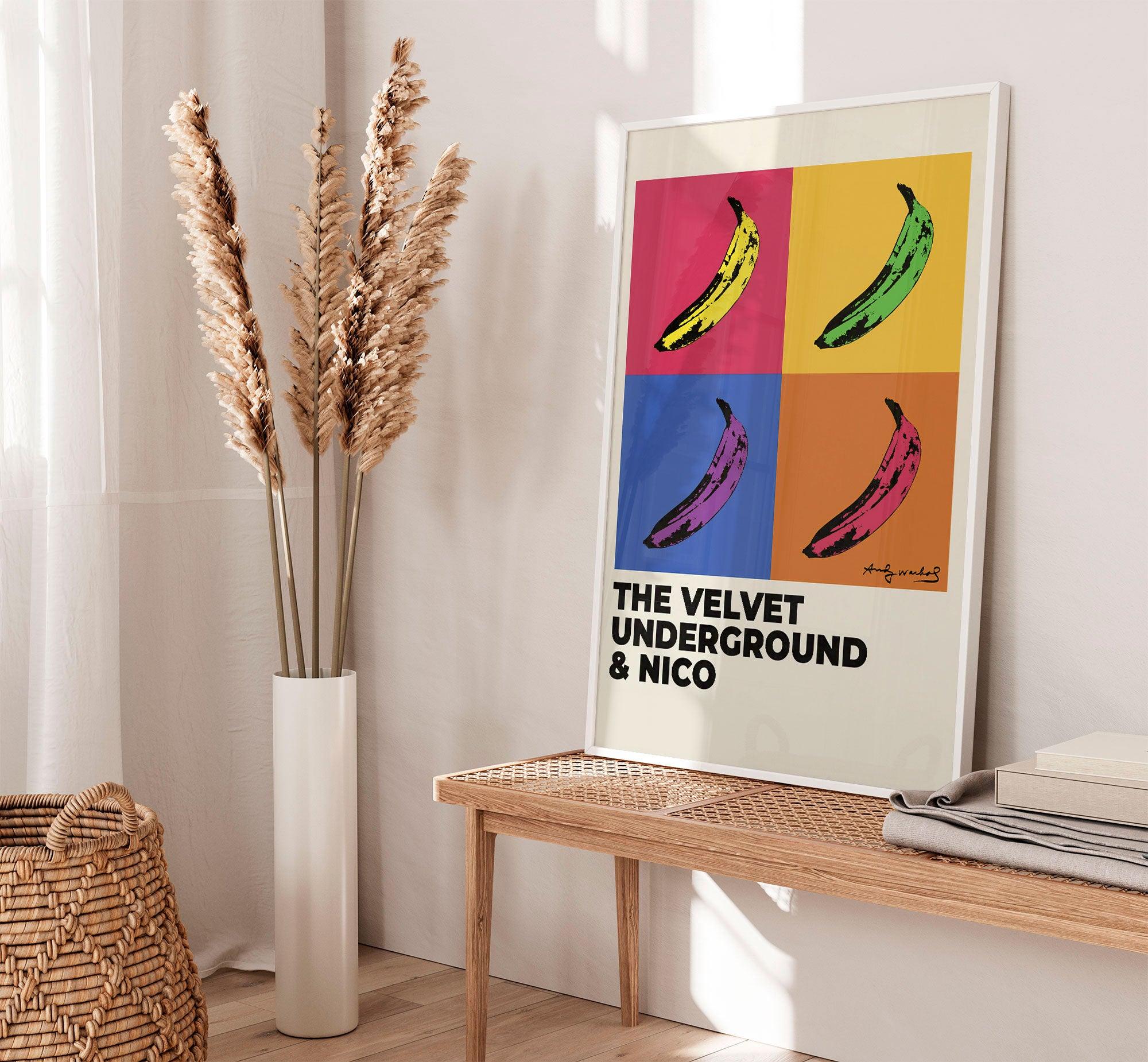 Andy Warhol - The Velvet Underground & Nico 2 - stravee - Wall Art Print
