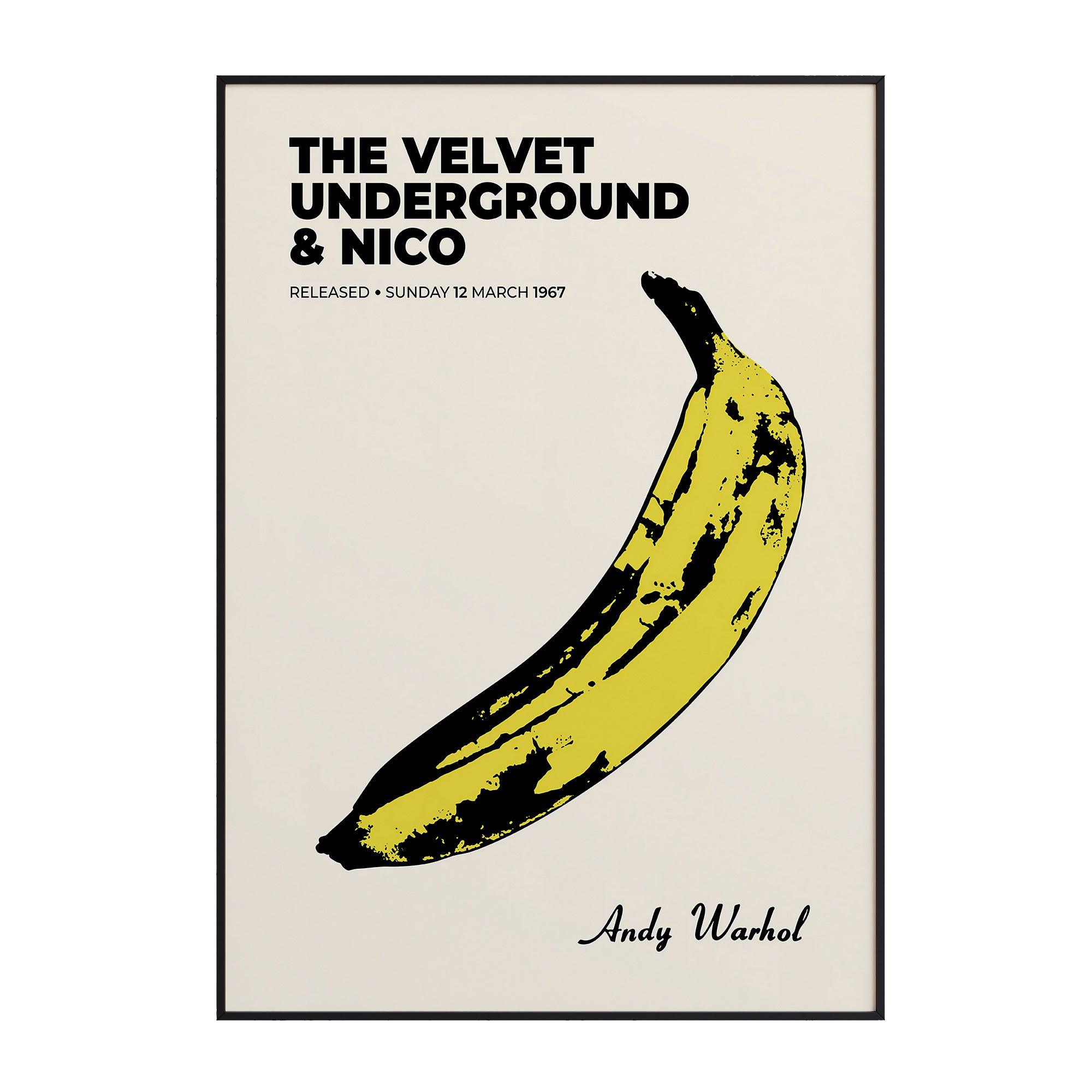 Andy Warhol - The Velvet Underground & Nico - stravee - Wall Art Print