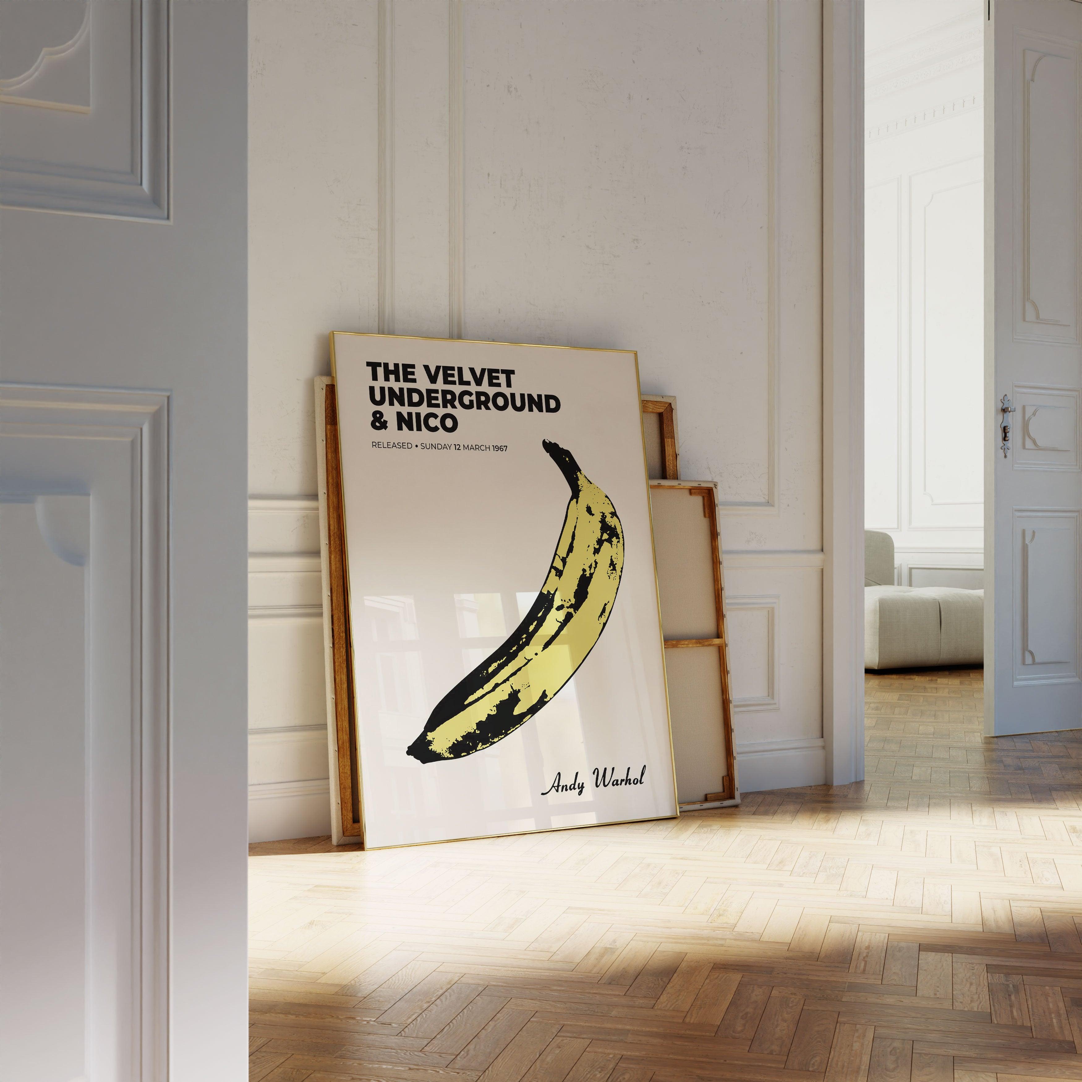 Andy Warhol - The Velvet Underground & Nico - stravee - Wall Art Print