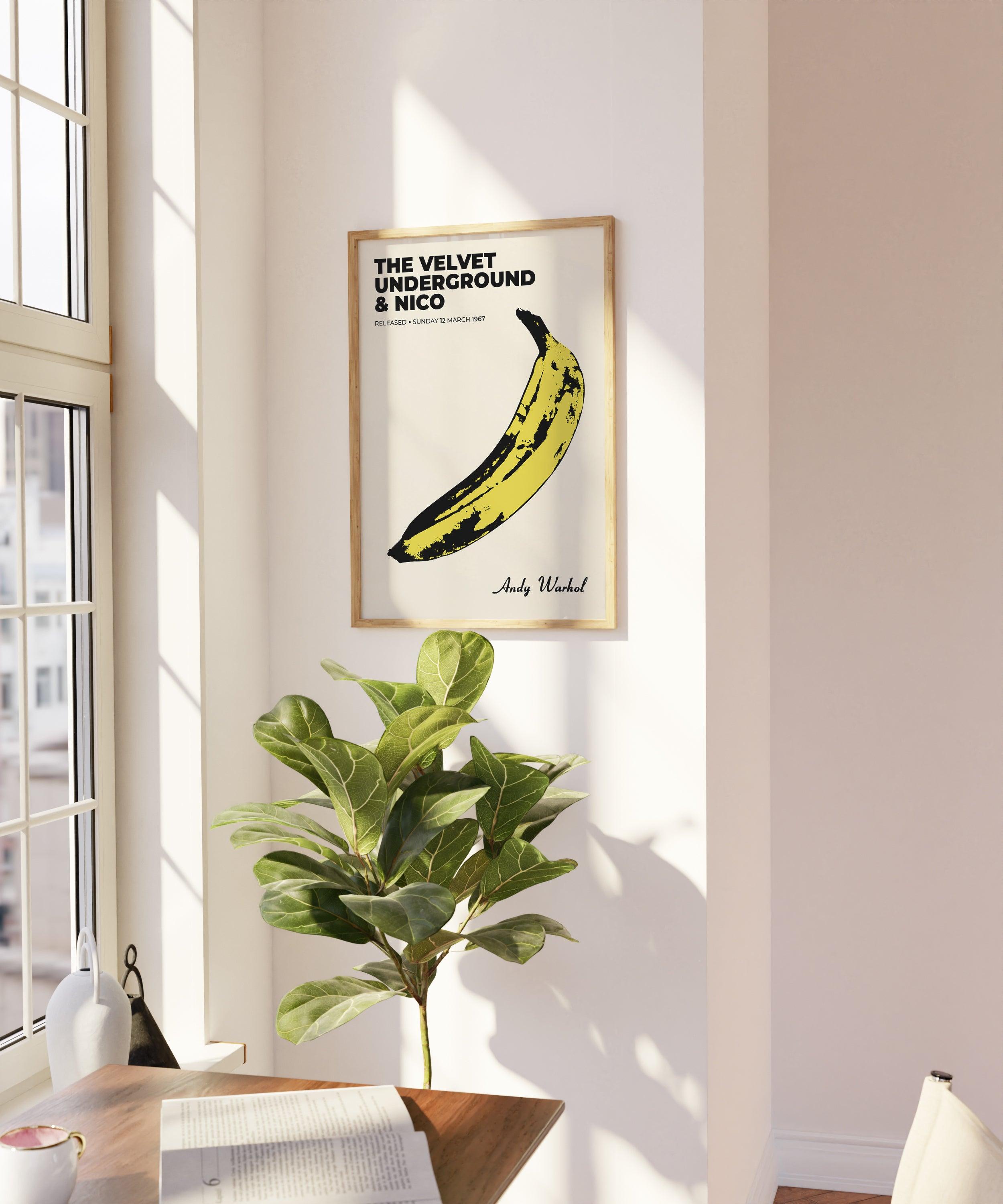 Andy Warhol - The Velvet Underground & Nico - stravee - Wall Art Print