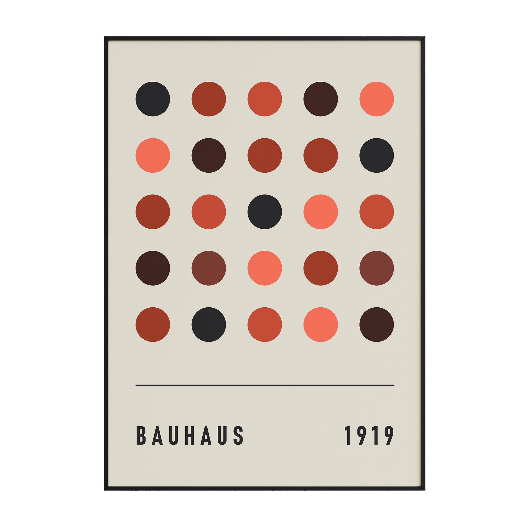 Bauhaus Dots - stravee - Wall Art Print