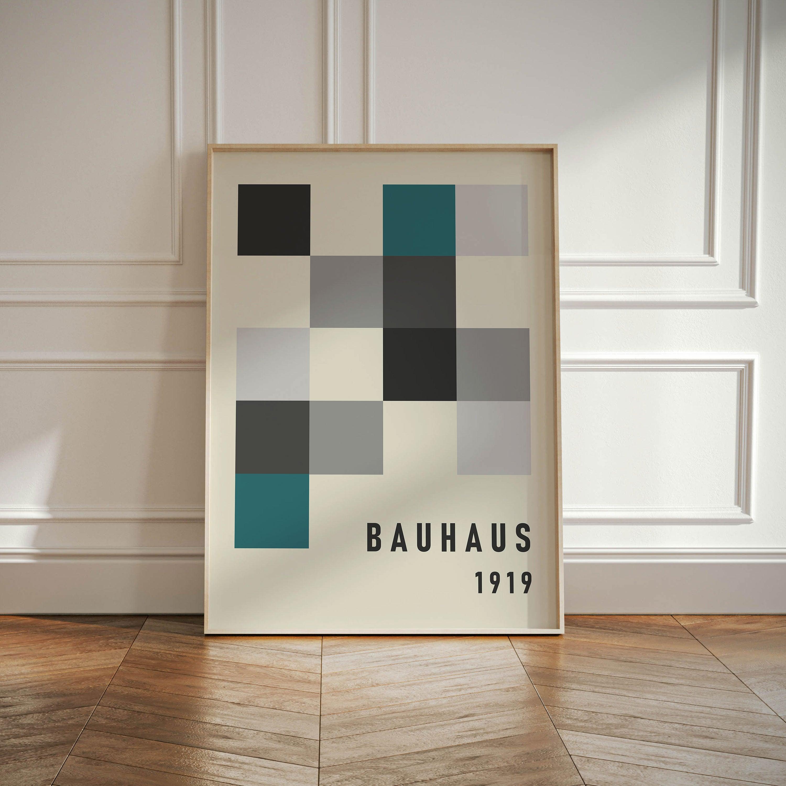 Bauhaus Mixed Blocks - stravee - Wall Art Print