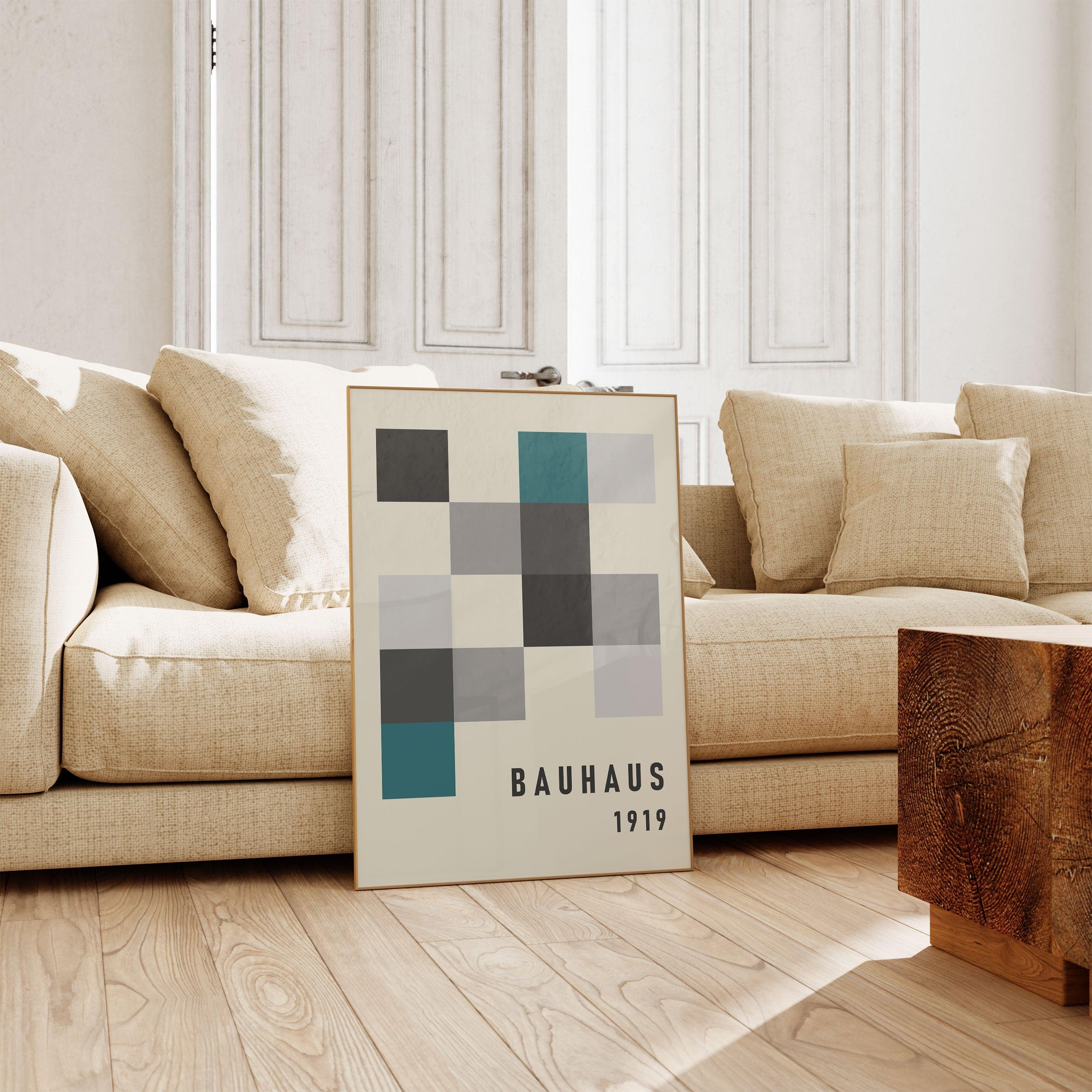 Bauhaus Mixed Blocks - stravee - Wall Art Print