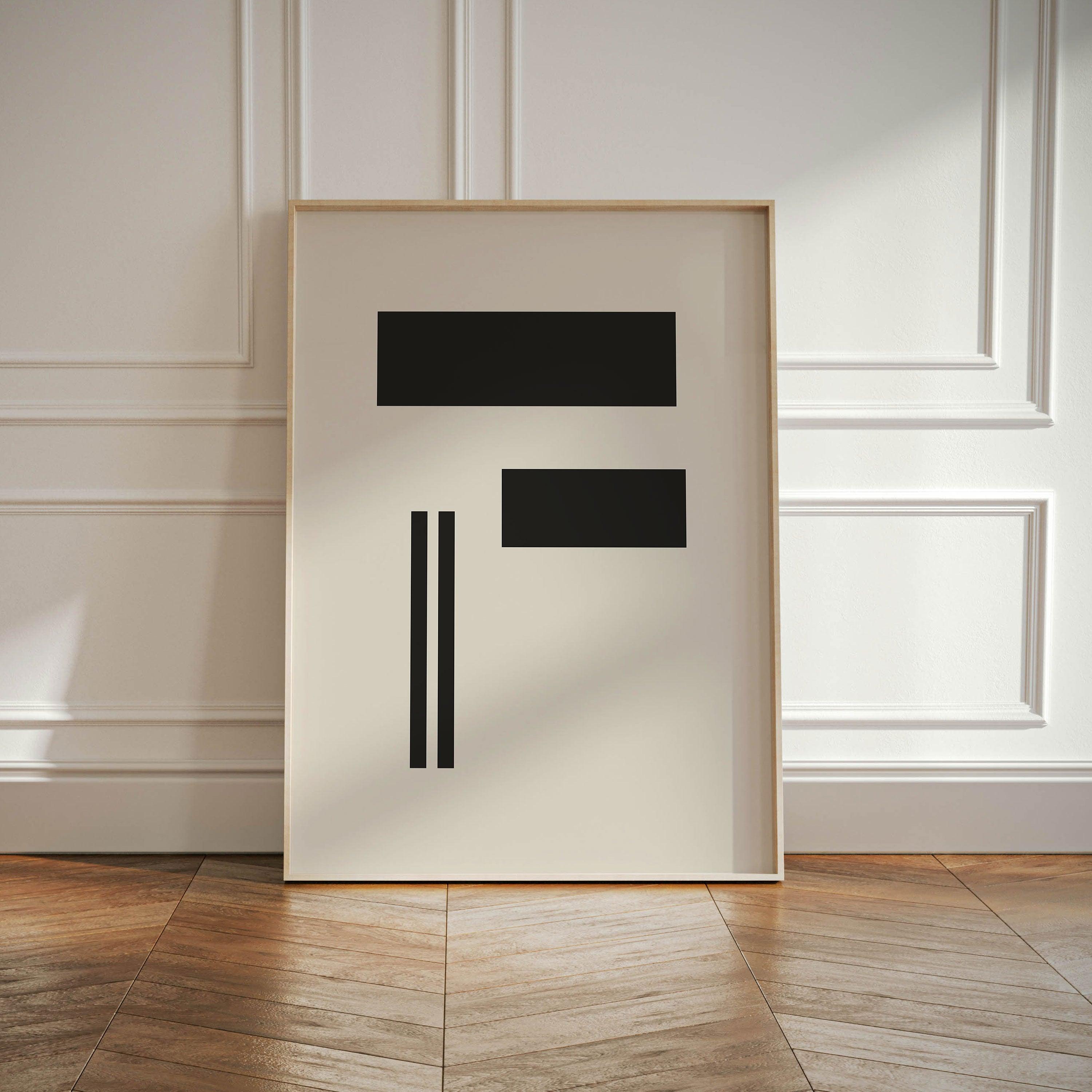 Bauhaus Tetris No2 - stravee - Wall Art Print