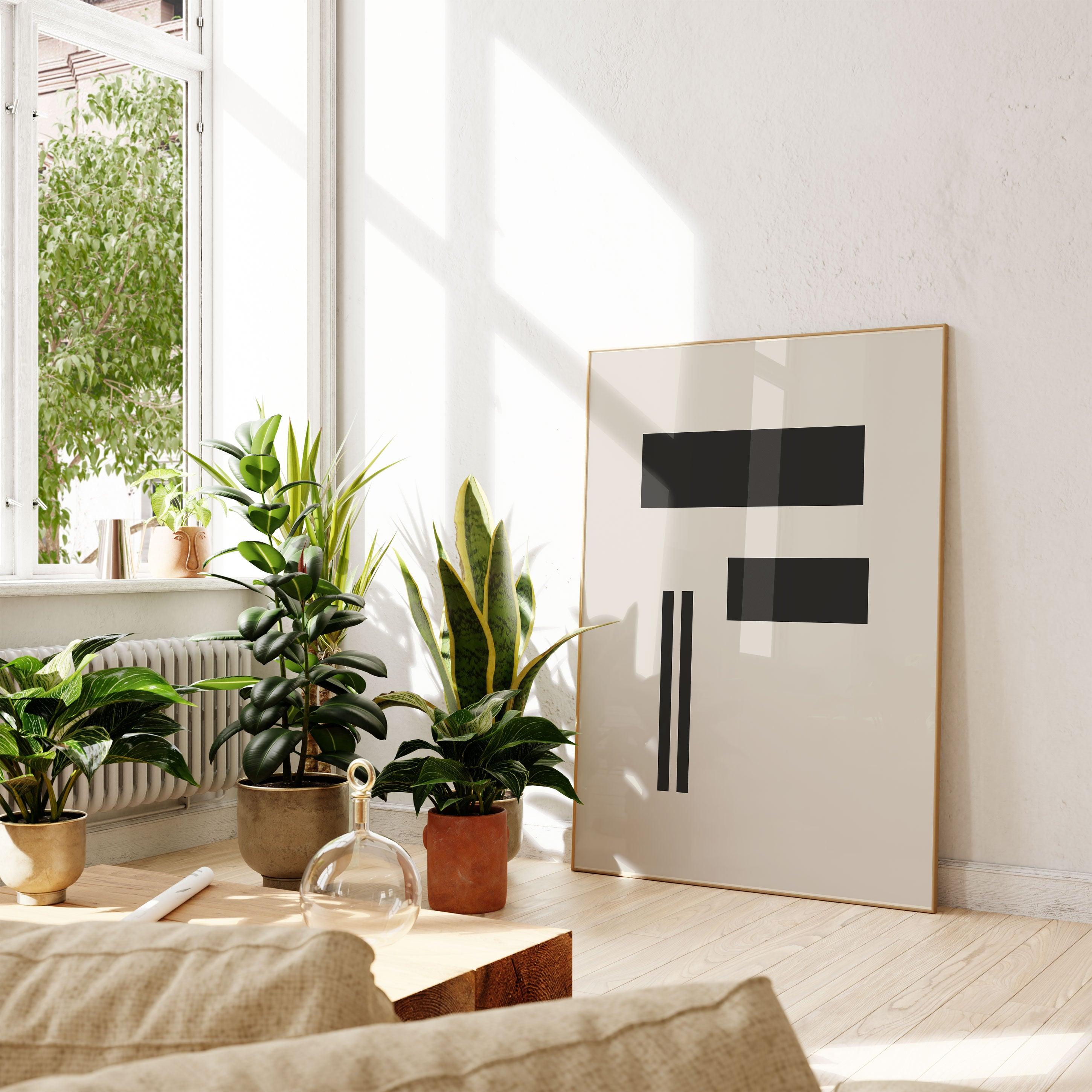 Bauhaus Tetris No2 - stravee - Wall Art Print