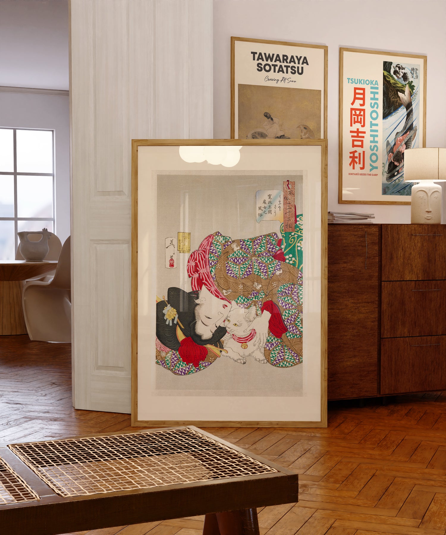 Tsukioka Yoshitoshi Appearing Tiresome, Behavior of a Maiden of the