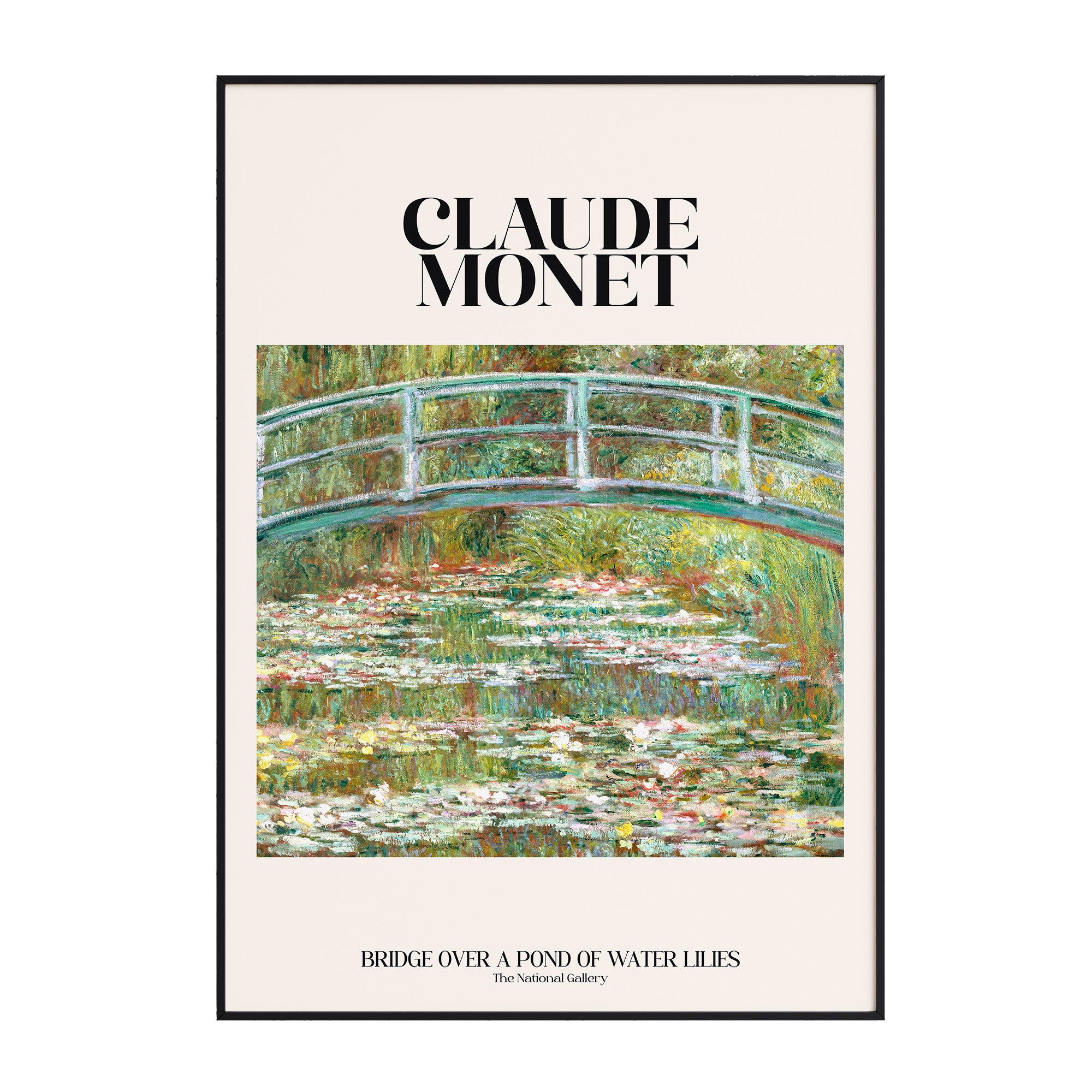Claude Monet - Bridge Over A Pond Of Water Lilies