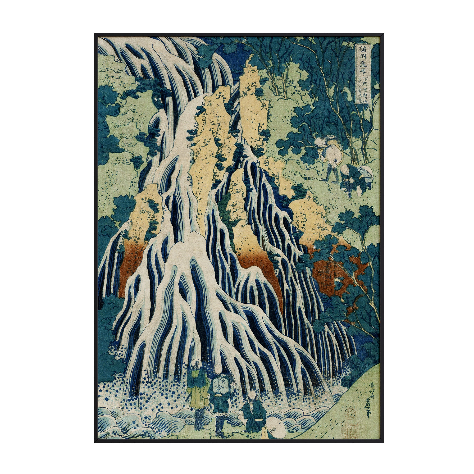 Katsushika Hokusai - Shimotsuke Kurokami-Yama Kurifuri no Taki