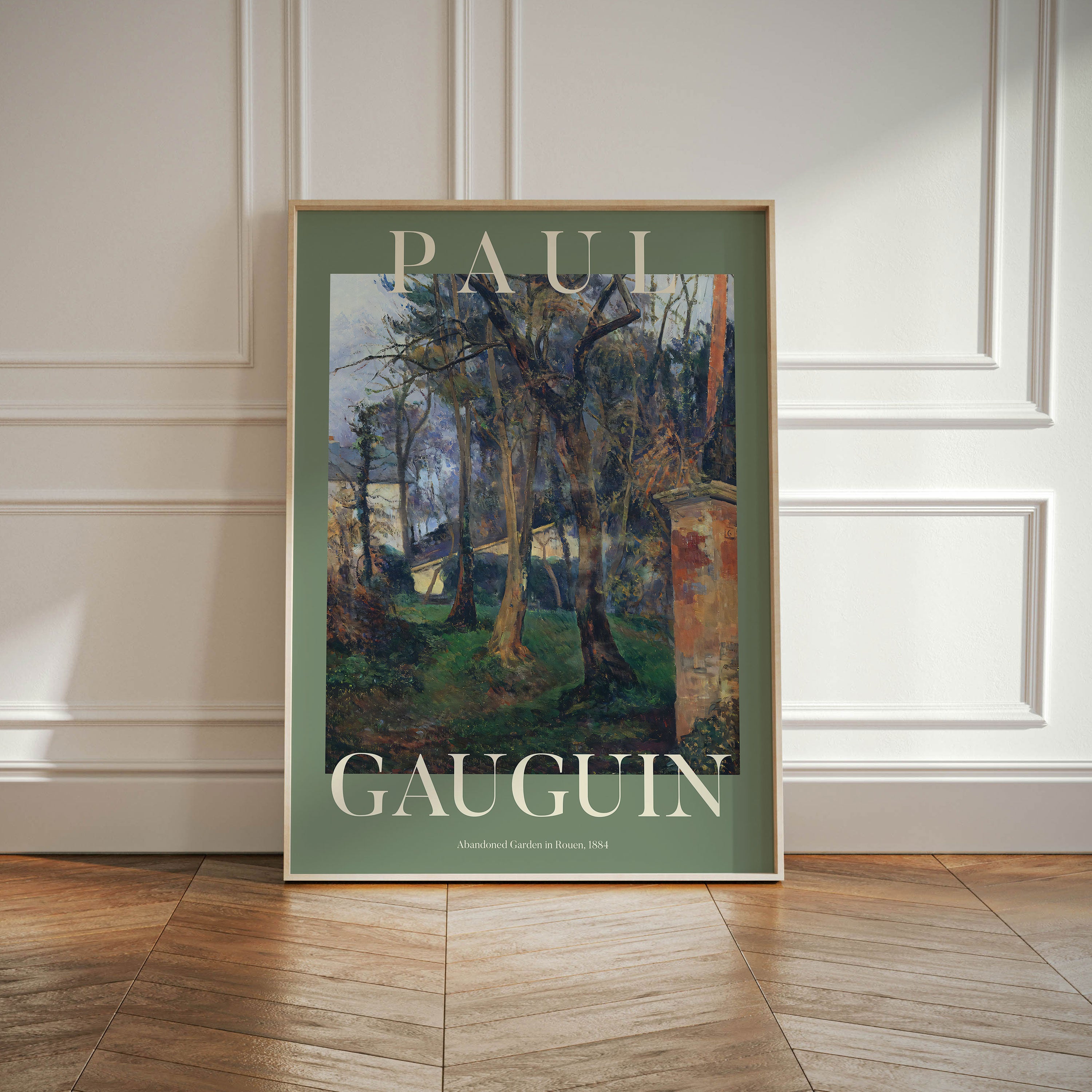 Paul Gauguin - Abandoned Garden in Rouen, 1884