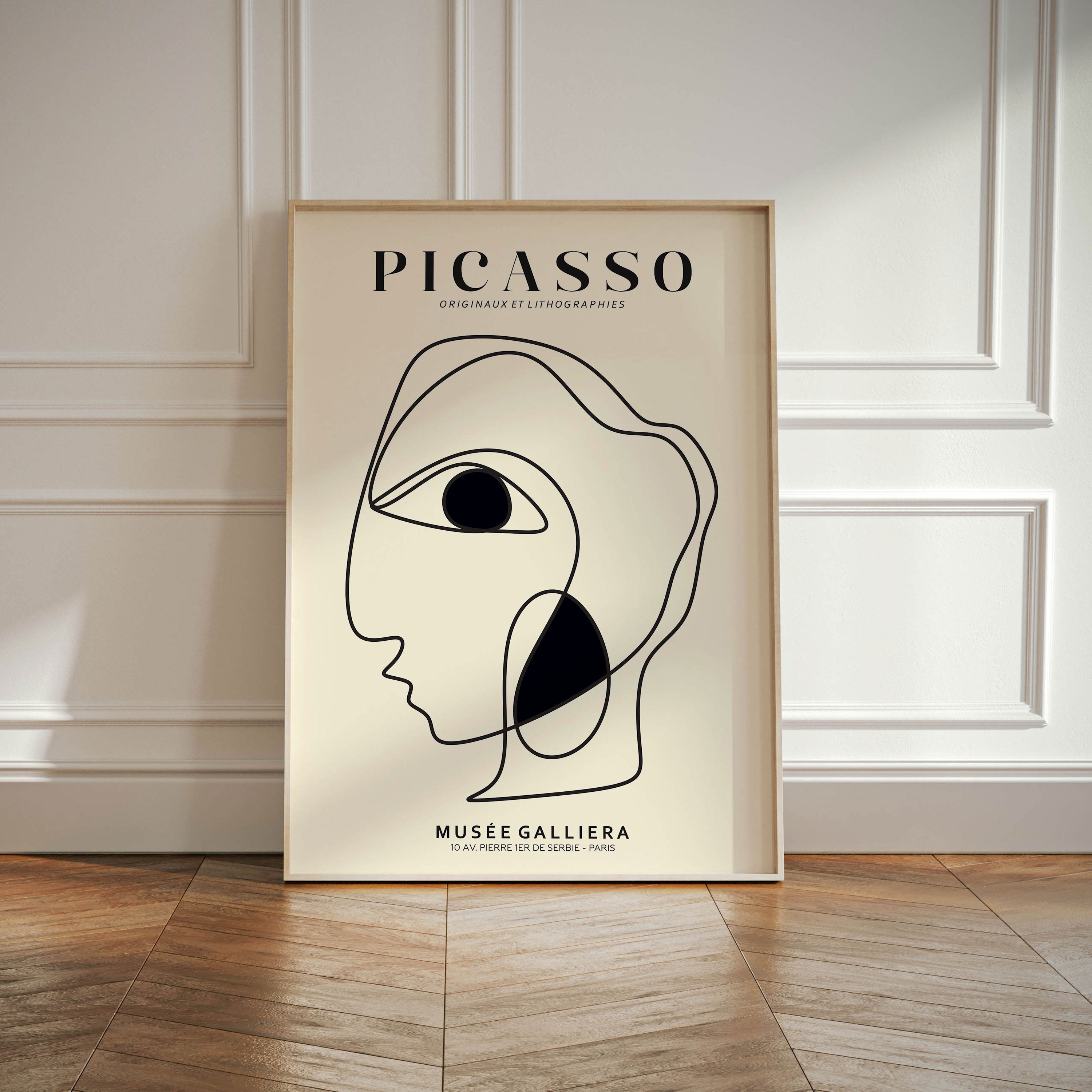 Pablo Picasso Print Set of 4 • Variant of Faces • Mid Century Modern Art cheapest Print • Pablo Picasso Art • Modern Wall Art • Picasso Poster •