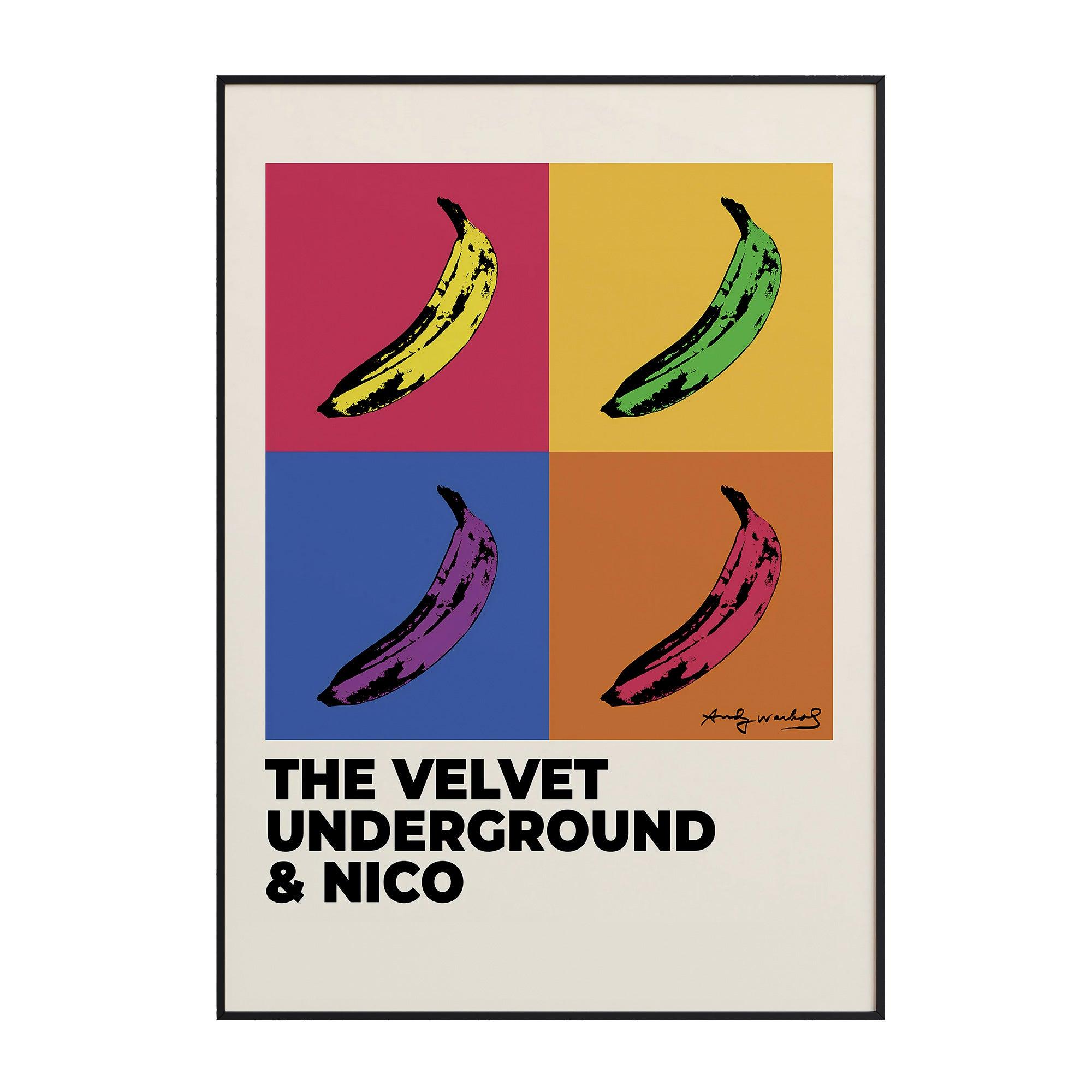 Andy Warhol - The Velvet Underground & Nico 2 - stravee - Wall Art Print