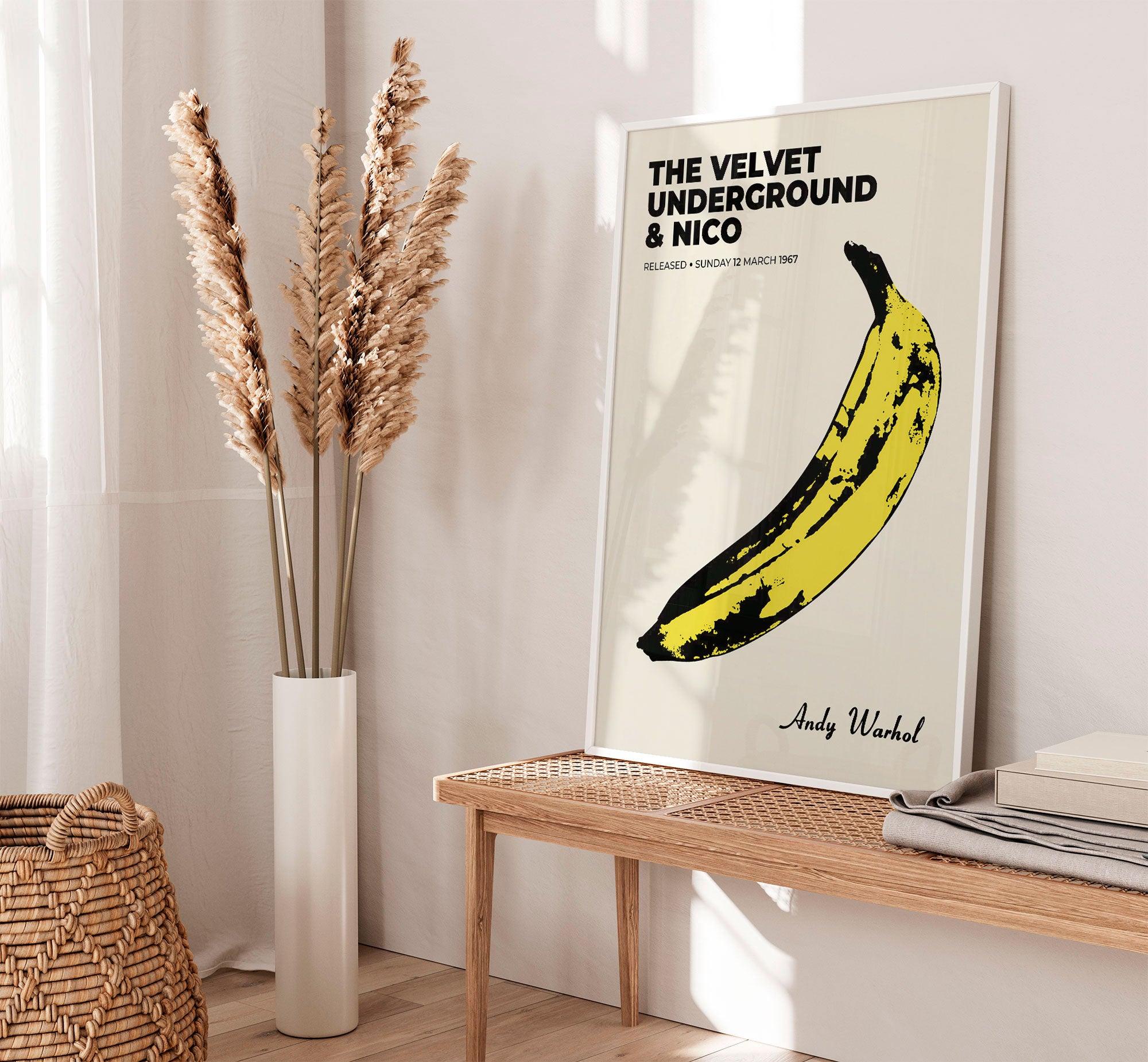 Andy Warhol - The Velvet Underground & Nico - stravee - Wall Art Print