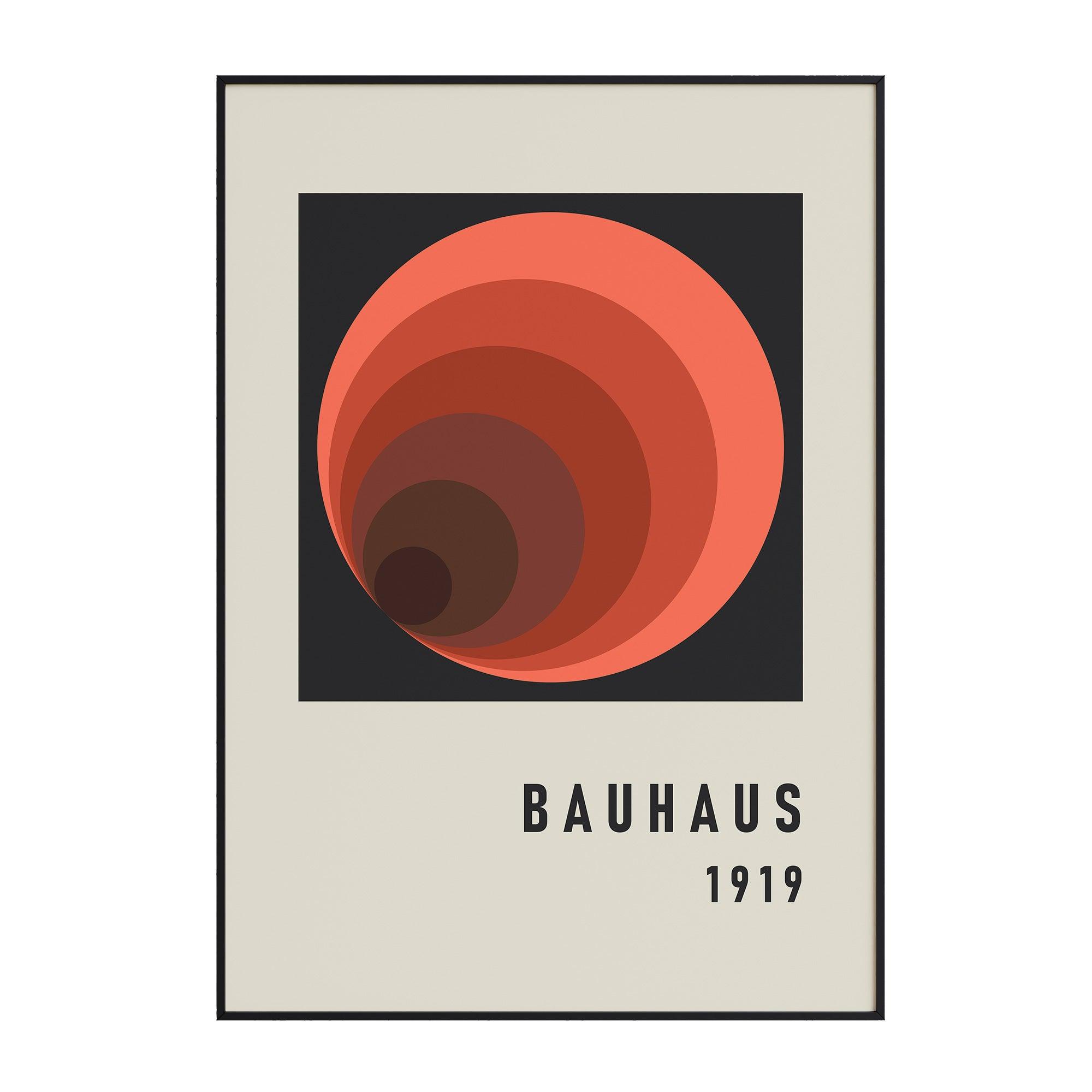 Bauhaus Circles - stravee - Wall Art Print