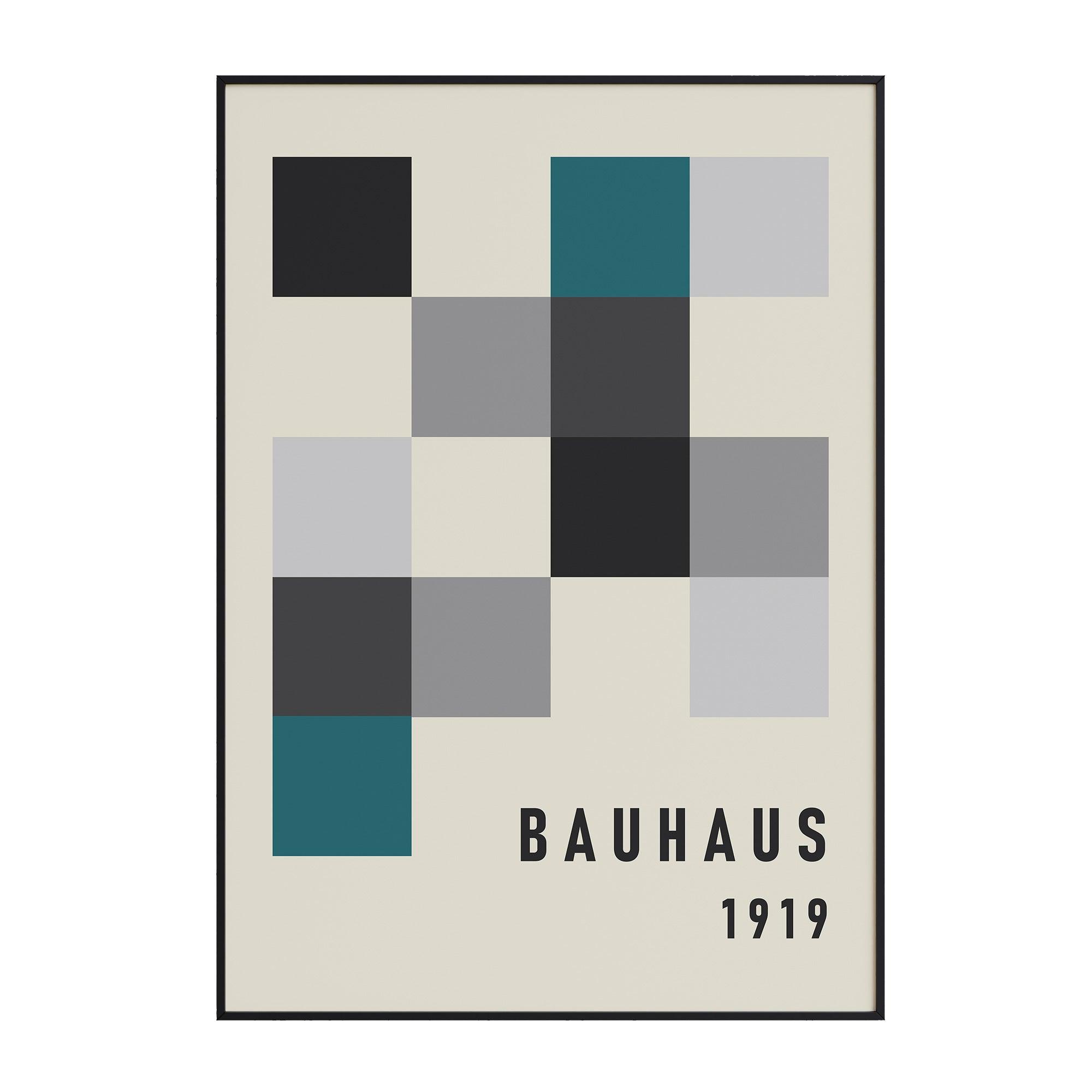 Bauhaus Mixed Blocks - stravee - Wall Art Print