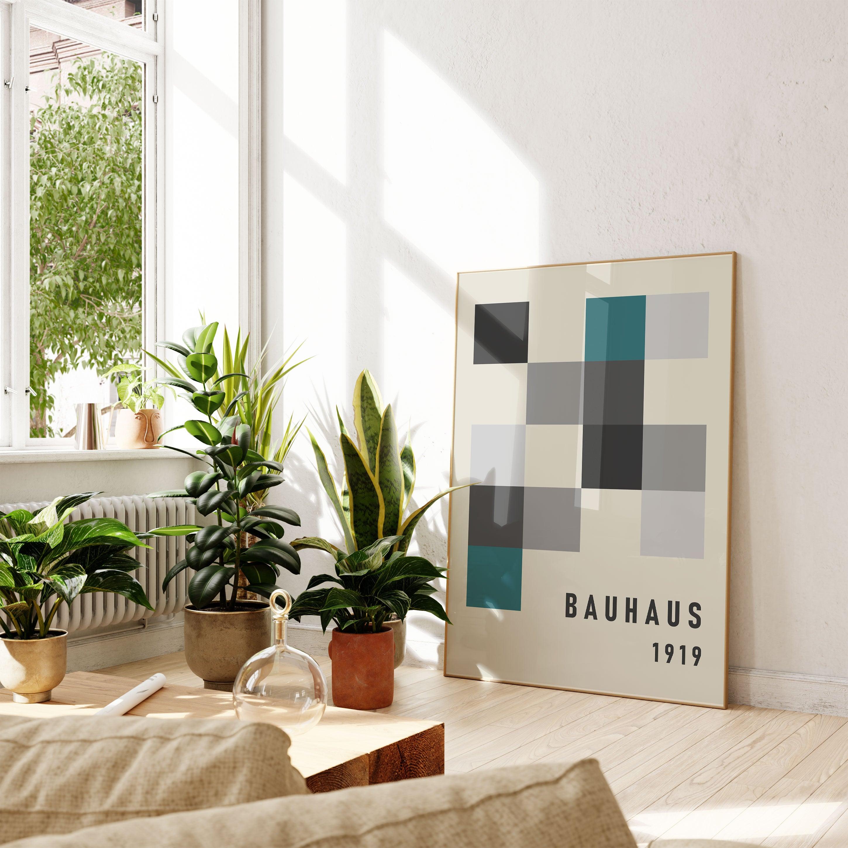 Bauhaus Mixed Blocks - stravee - Wall Art Print