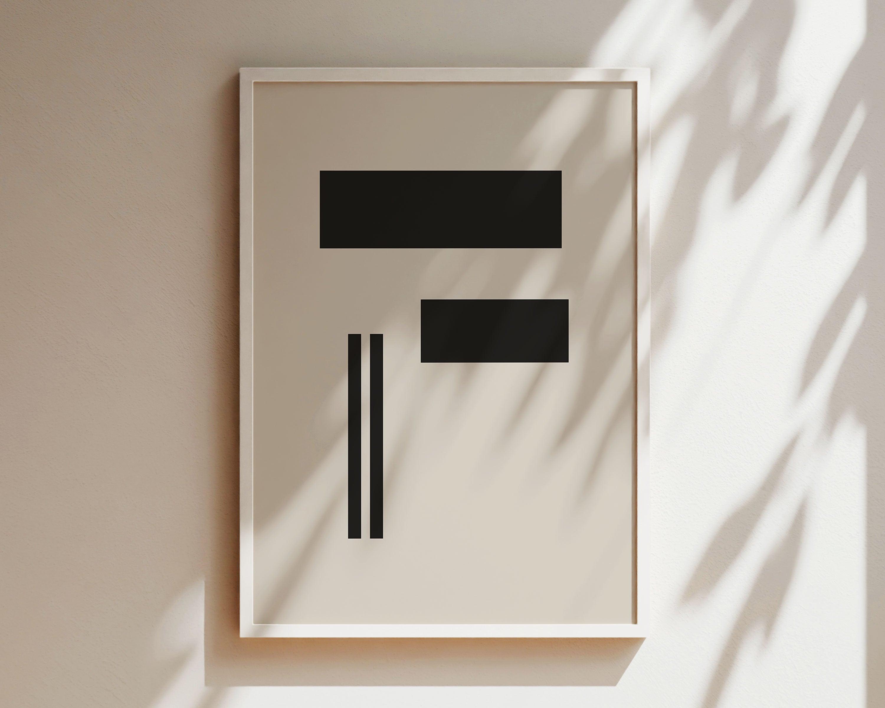 Bauhaus Tetris No2 - stravee - Wall Art Print