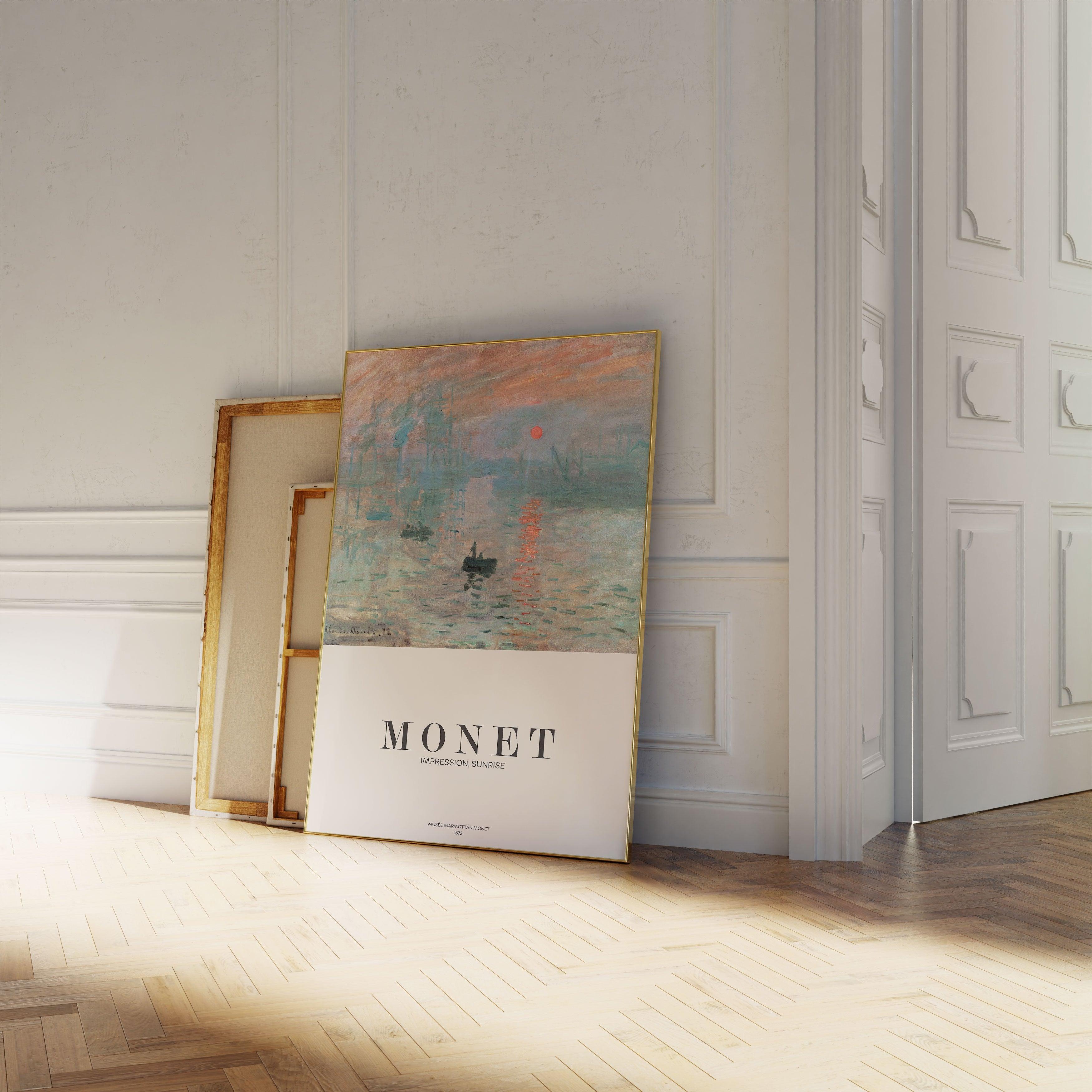 Claude Monet - Impression, Sunrise 2 - stravee - Wall Art Print