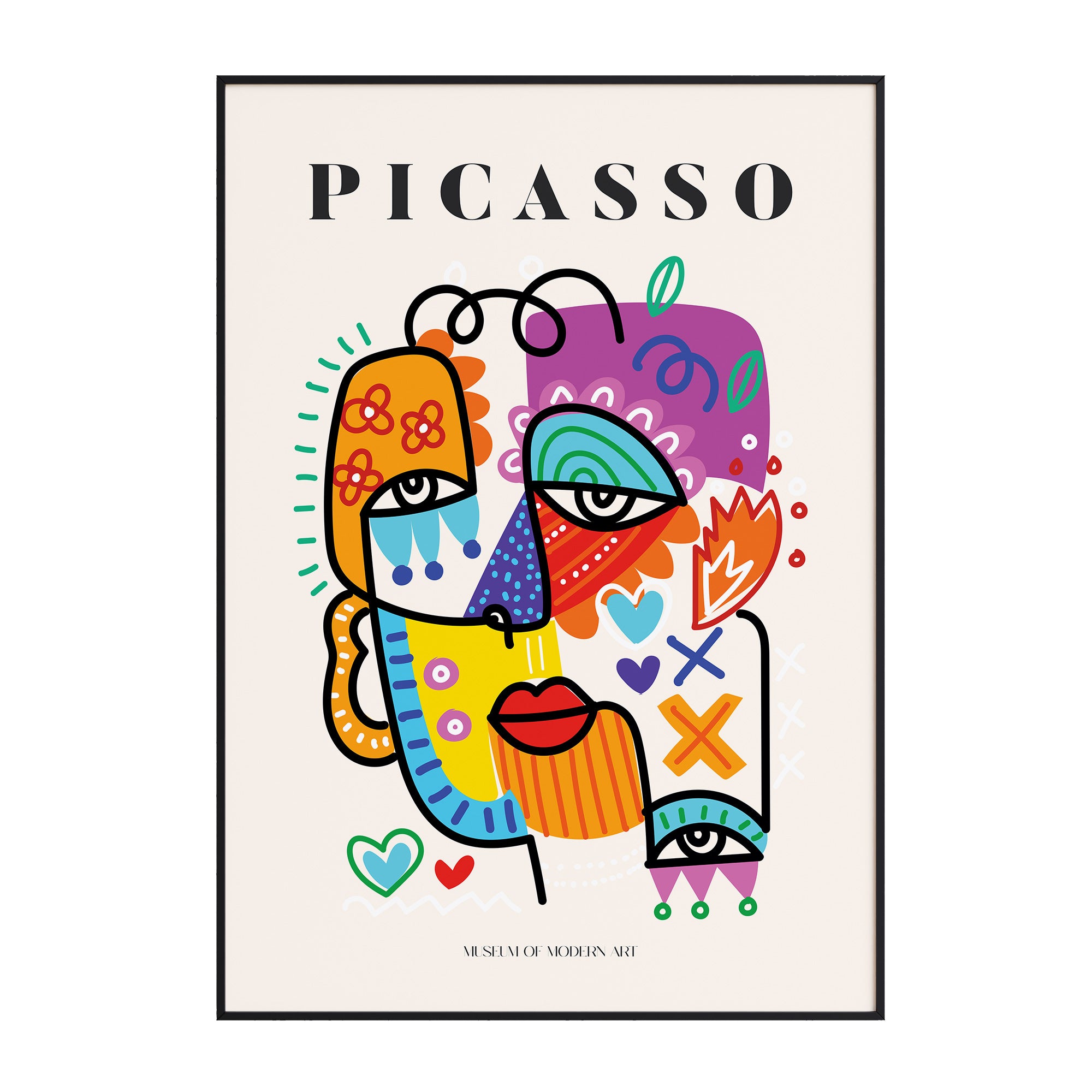 Picasso Modern Illustration Print No1