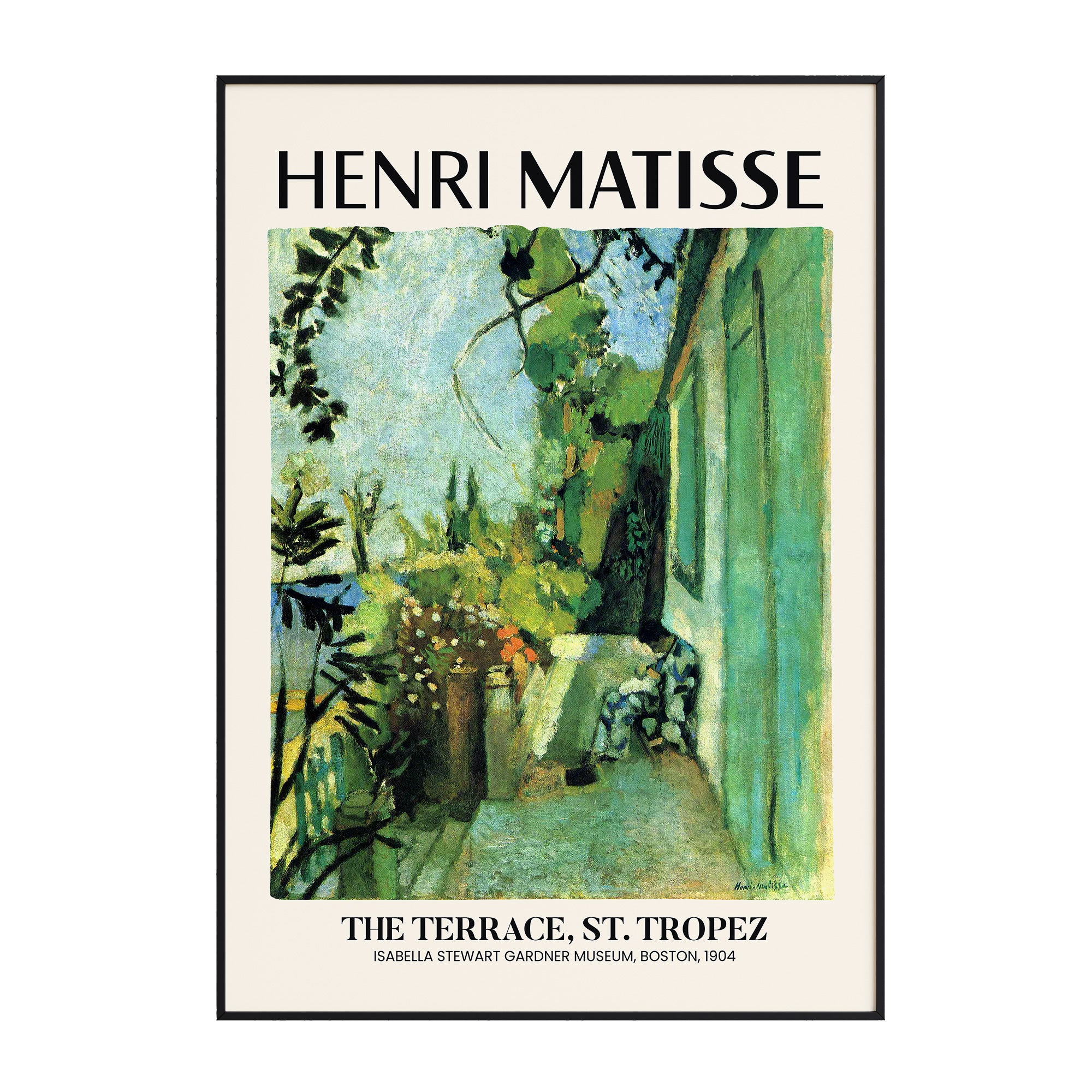 Henri Matisse - The Terrace, St. Tropez