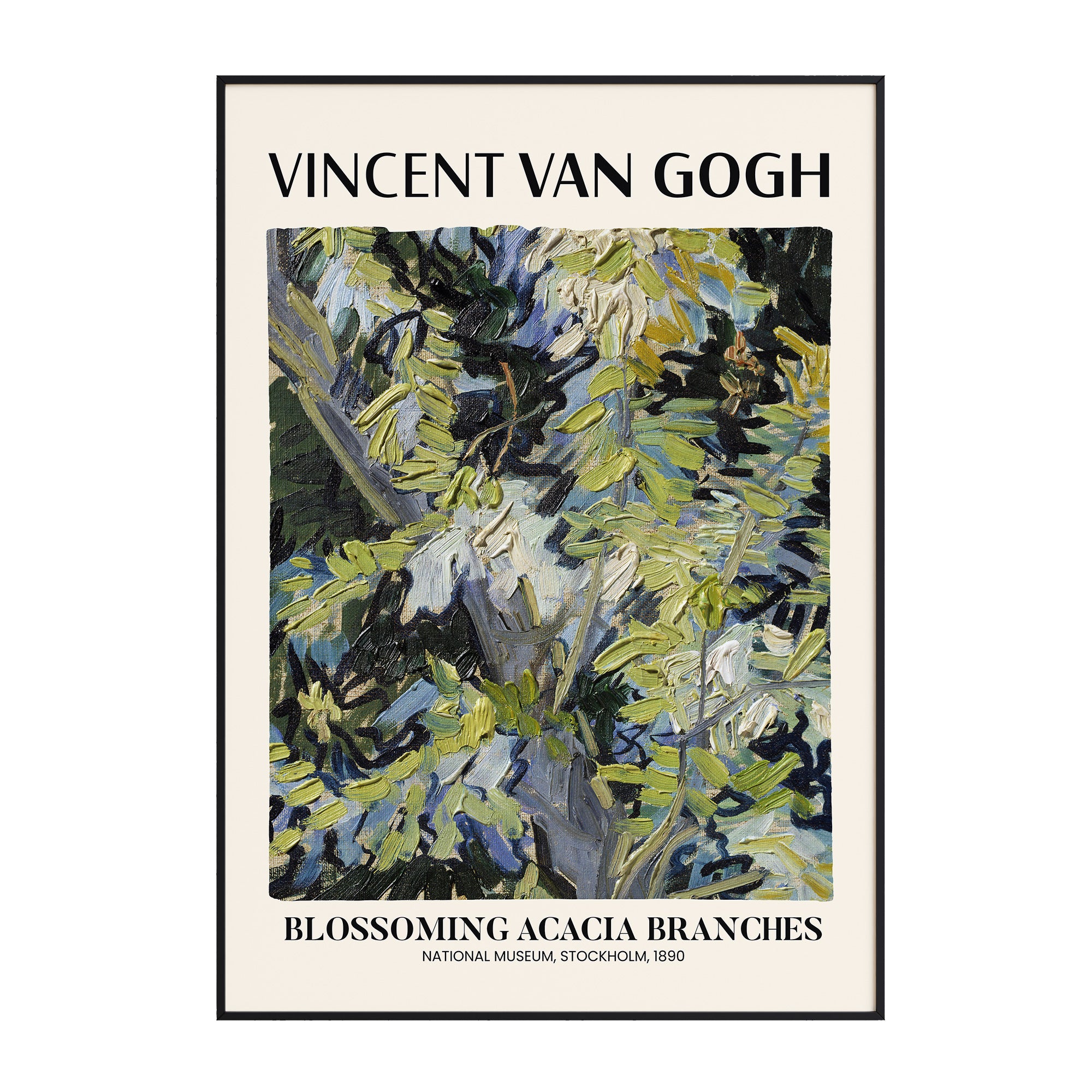 Vincent van Gogh - Blossoming Acacia Branches