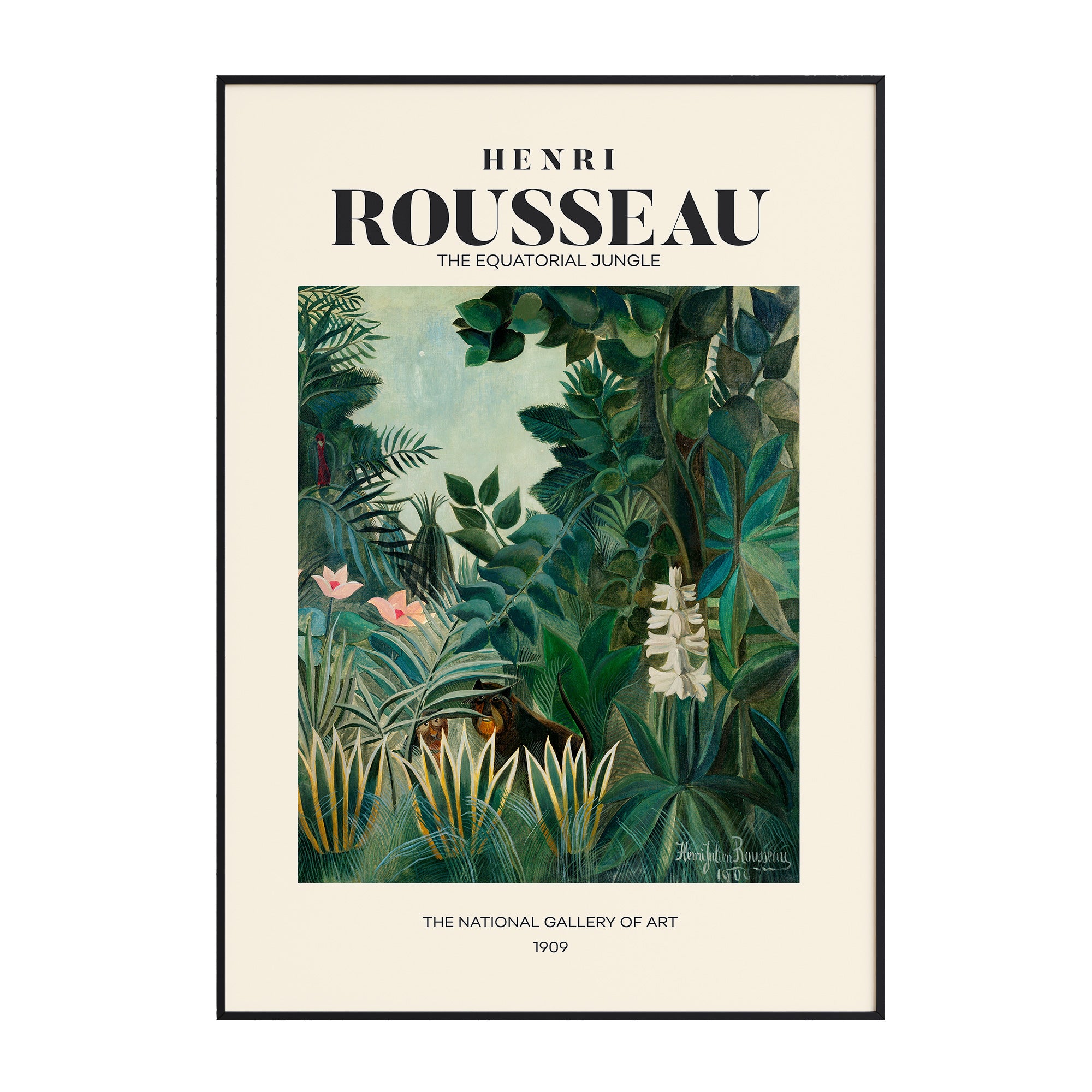 Henri Rousseau - The Equatorial Jungle (1909)