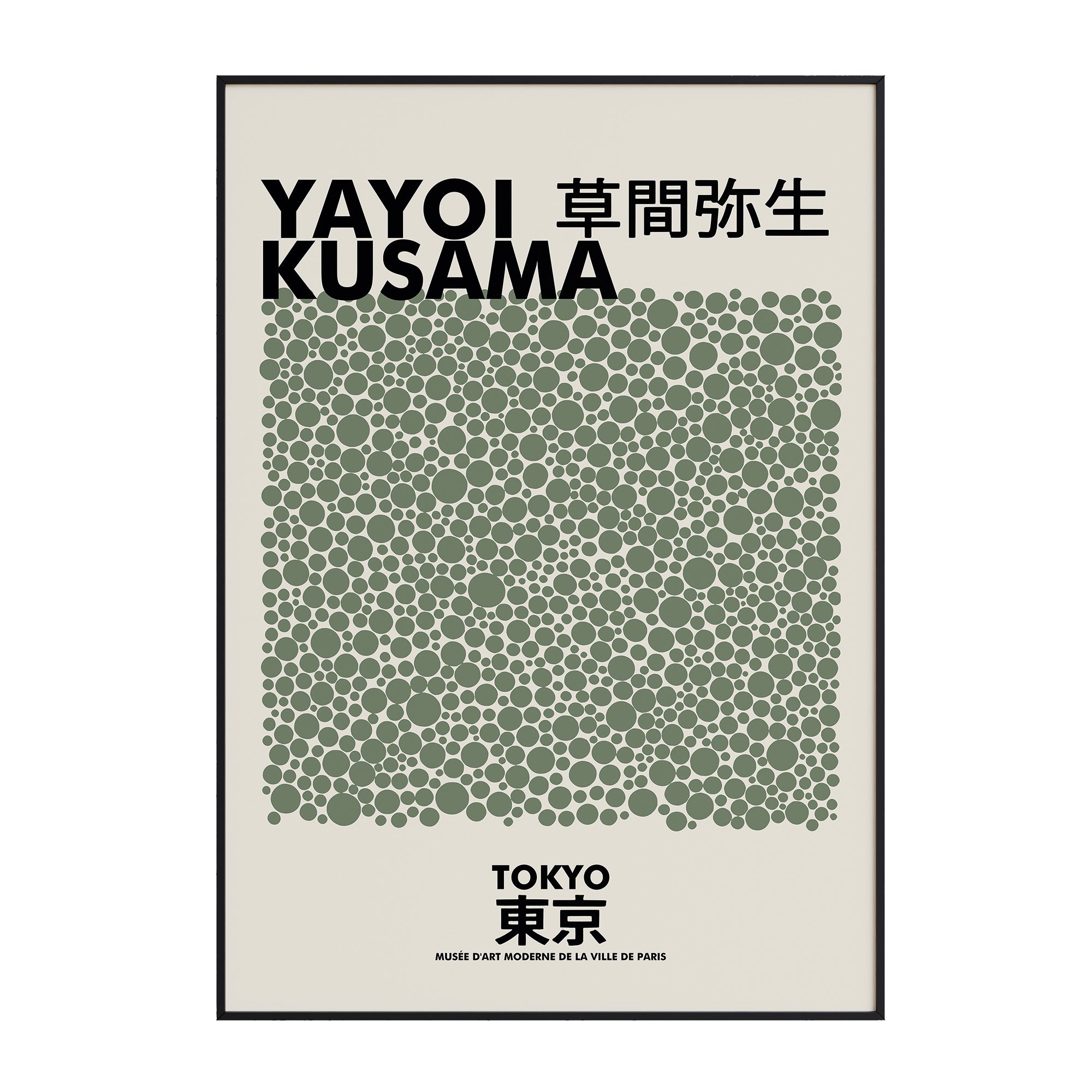 Yayoi Kusama - Green Dots 3