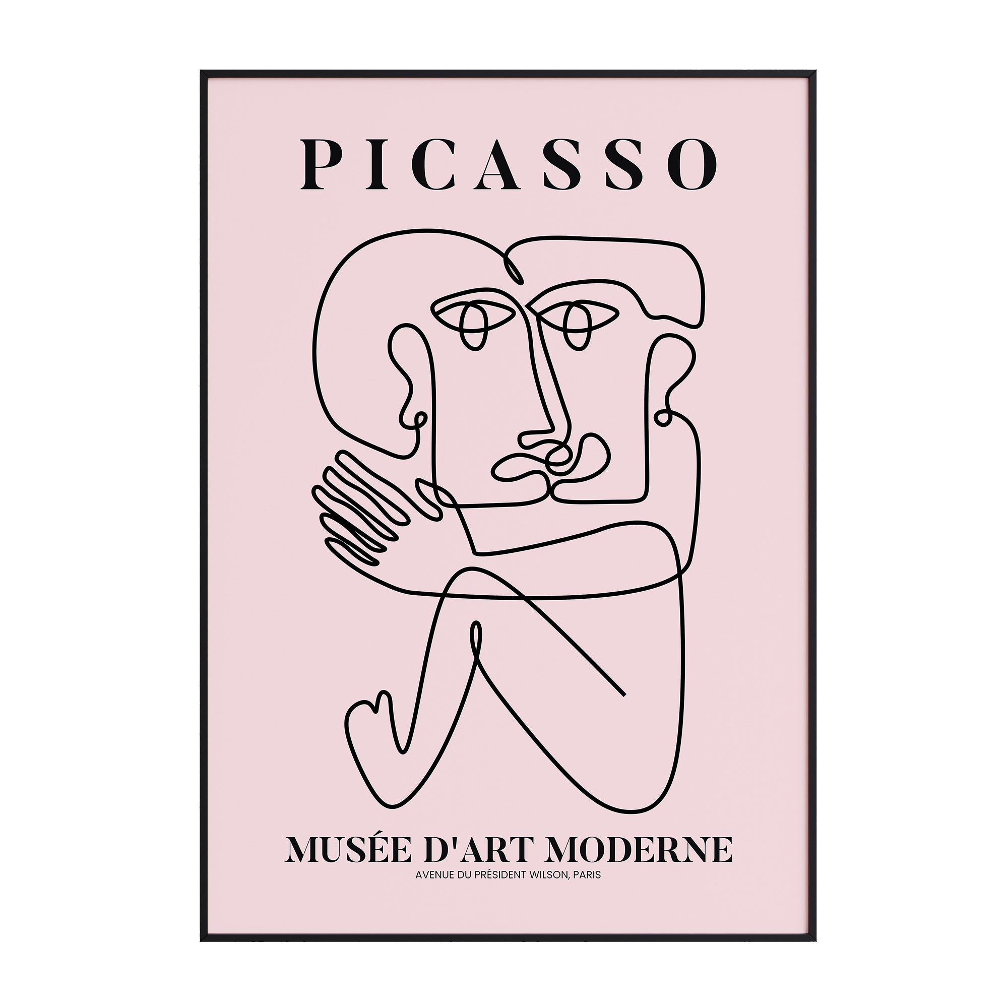 Picasso - The Pink Kiss Modern